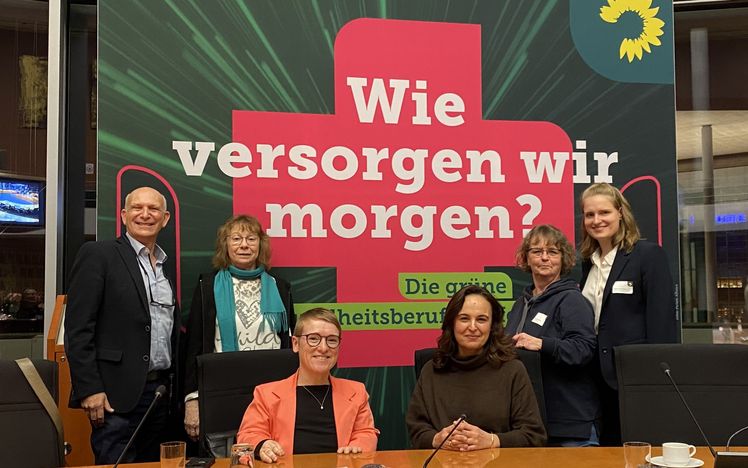 Physio Deutschöand Nordost bei der Gesundheitsberufekonferenz der Grünen im Bundestag